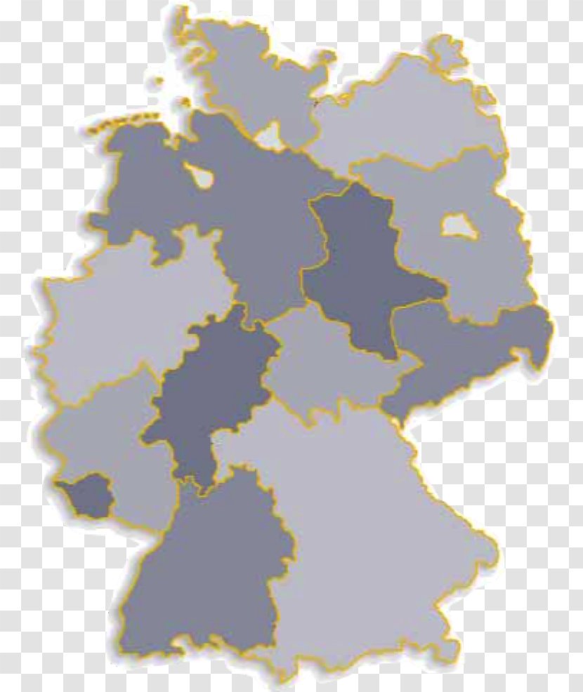 States Of Germany Map East Clip Art - Climate Transparent PNG