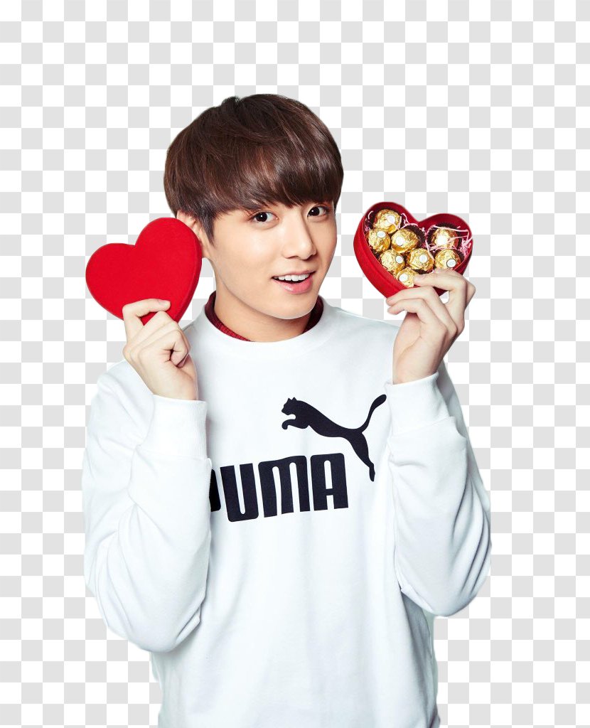 Jungkook BTS Valentine's Day N.O -Japanese Ver.- K-pop - Heart Transparent PNG
