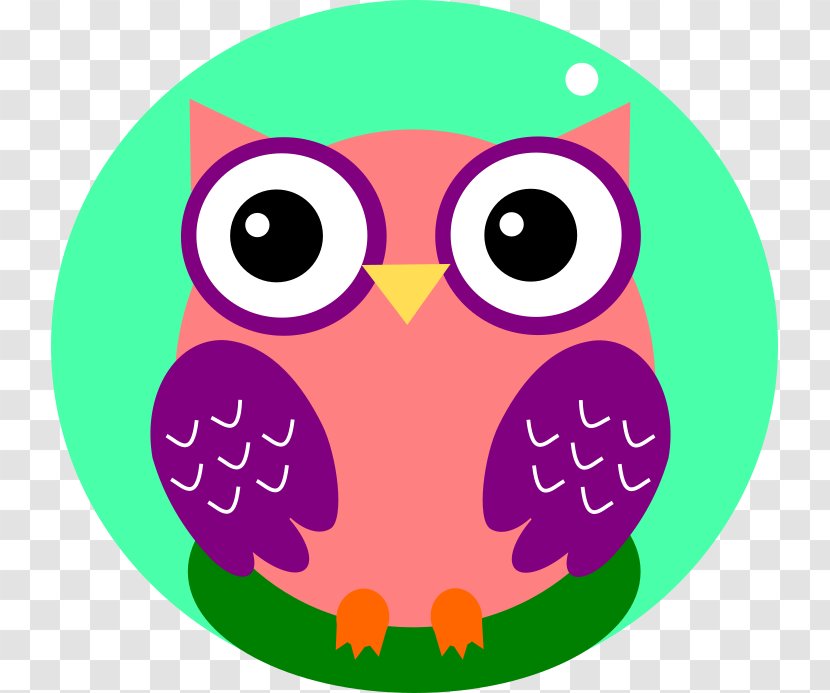Owl Pink M Beak Clip Art - Organism - Woodland Transparent PNG
