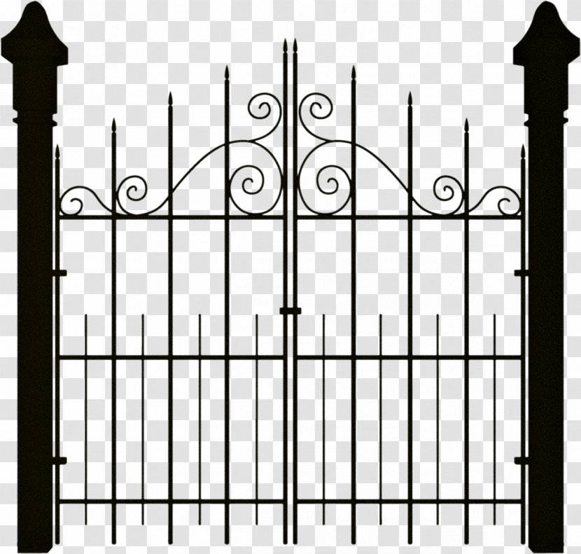 Gate House Clip Art - Home Fencing Transparent PNG