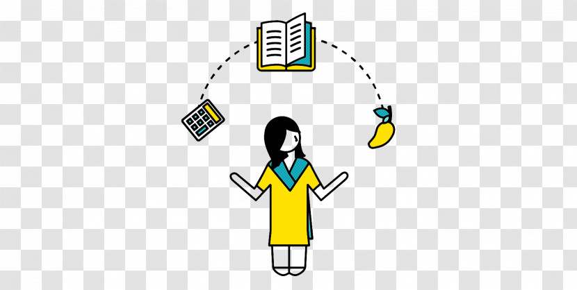 Yellow Text Diagram Cartoon Line Transparent PNG