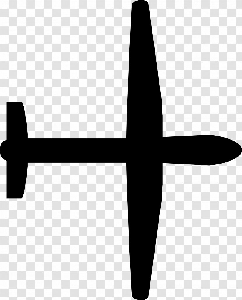 Fixed-wing Aircraft Airplane Silhouette Unmanned Aerial Vehicle Clip Art Transparent PNG