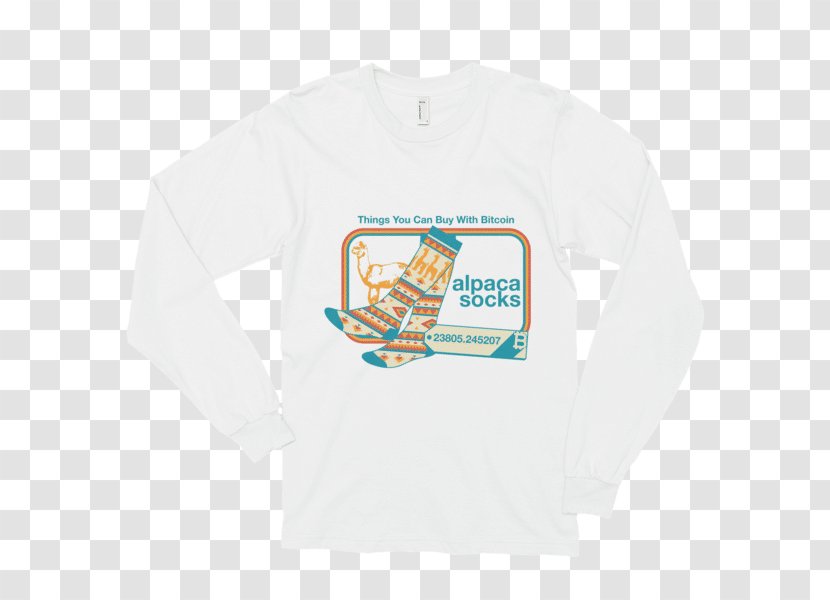 Long-sleeved T-shirt Clothing - Sweatshirt - Bitcoin Shirt Transparent PNG