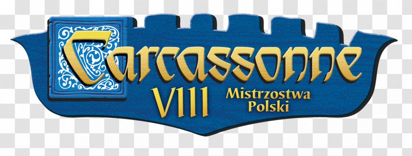 Carcassonne 2018 World Cup Logo Brand Game - Blue - Carcassone Box Transparent PNG