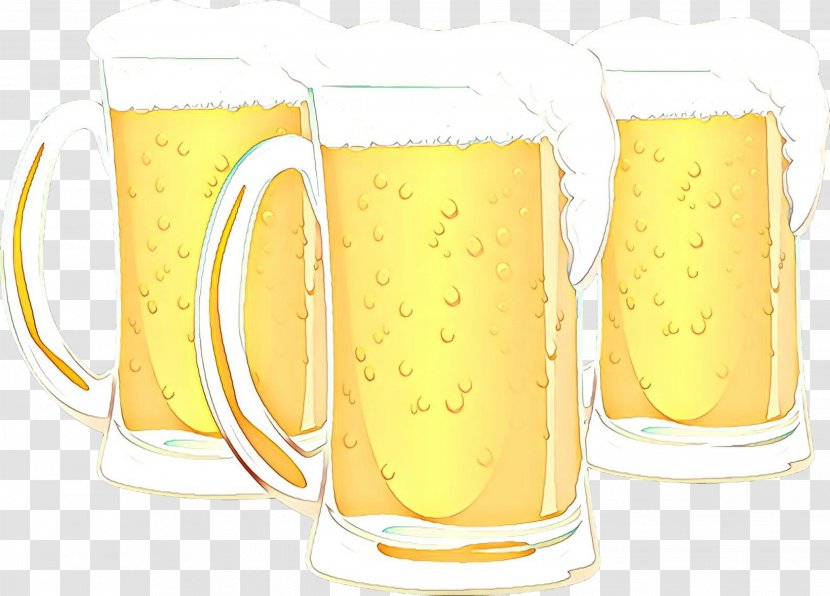 Pint Glass Yellow Beer Drink Drinkware - Juice Transparent PNG