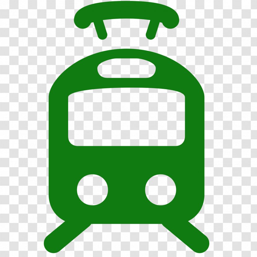 Trolley Train Symbol - Area - Tram Stop Transparent PNG