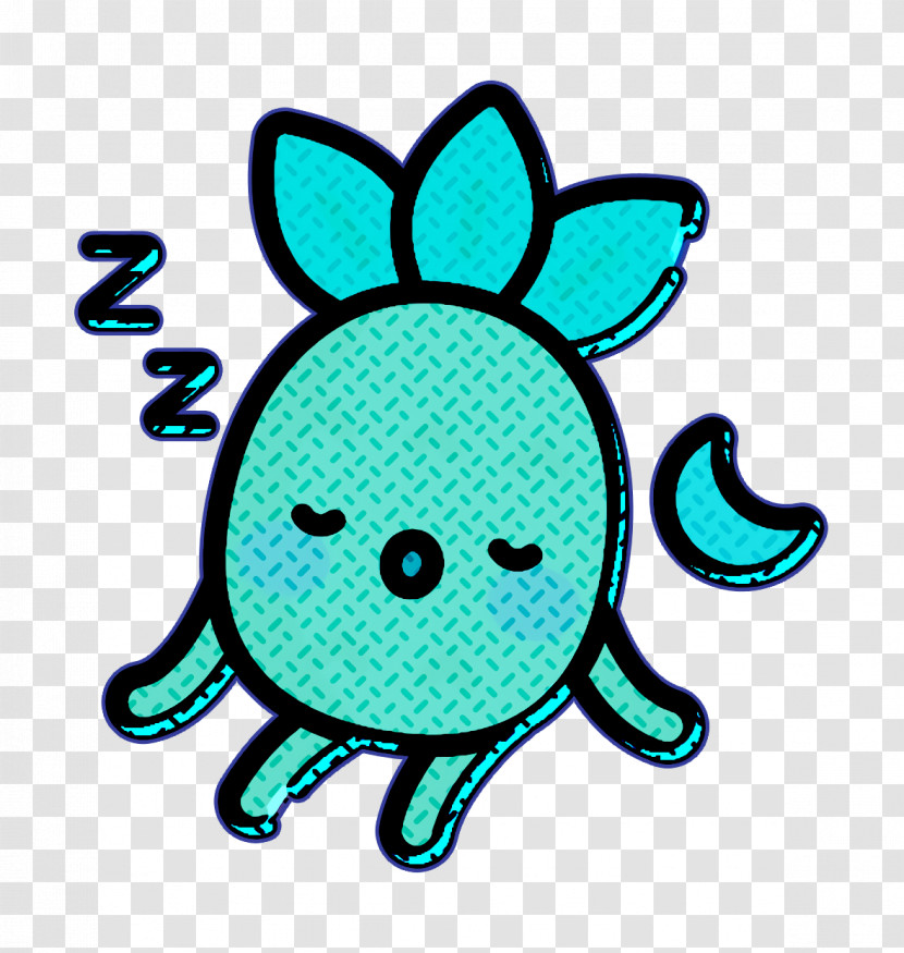 Sleeping Icon Pineapple Character Icon Rest Icon Transparent PNG