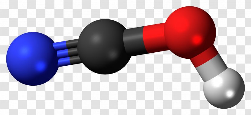 Ball-and-stick Model Isocyanic Acid Cyanuric PubChem - Hardware - Ball Transparent PNG