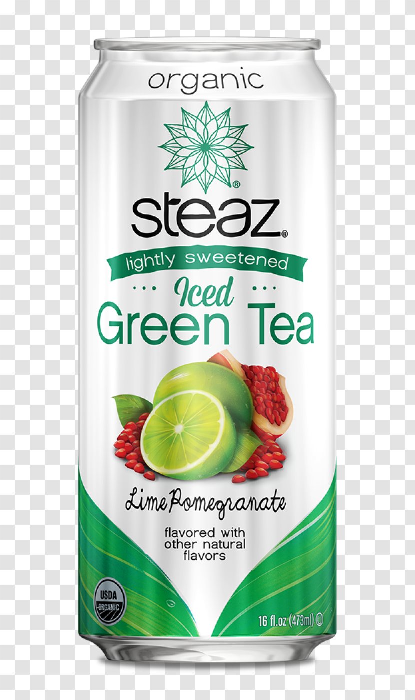 Green Tea Iced Organic Food Steaz - Ice Transparent PNG