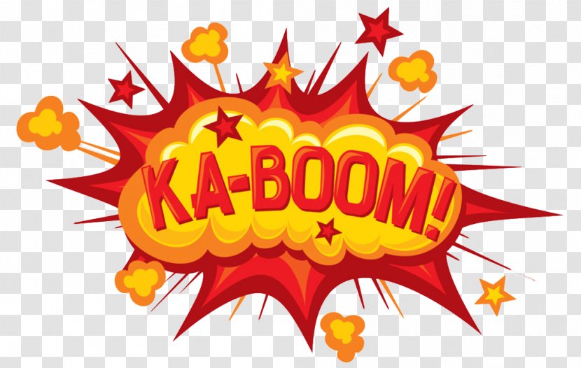 Logo Text Brand Popcorn Illustration - Royalty Free - Ka-boom Explosion Letters Transparent PNG