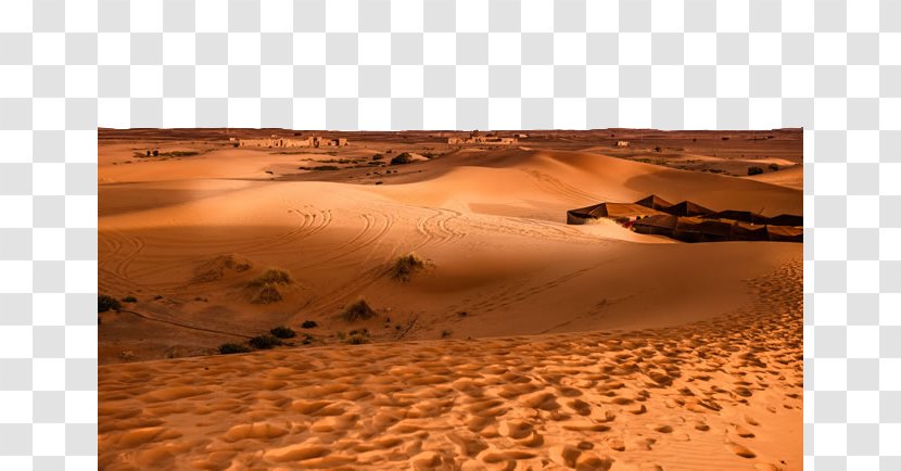 Morocco Sahara Erg Chigaga Dune Landscape - Stockxchng - Desert Village Pictures Transparent PNG