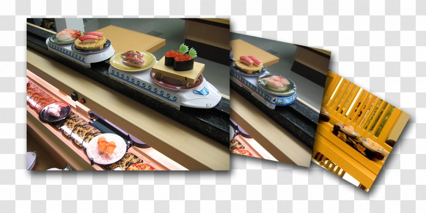 Conveyor Belt Sushi Food Restaurant Cuisine - Town Transparent PNG