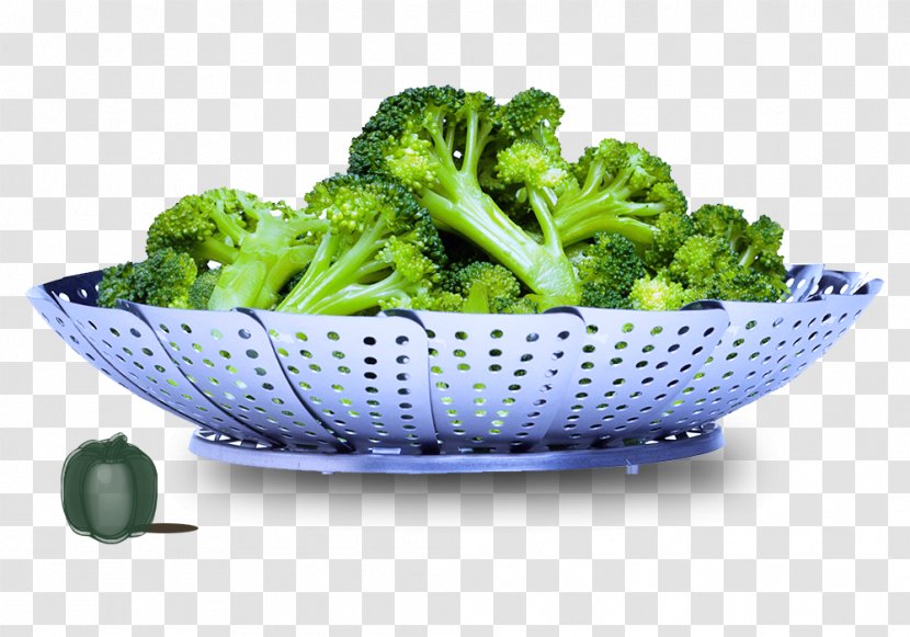 Food Steamer Kitchen Vegetable Boiling - Vegetarian - A Creative Broccoli Transparent PNG