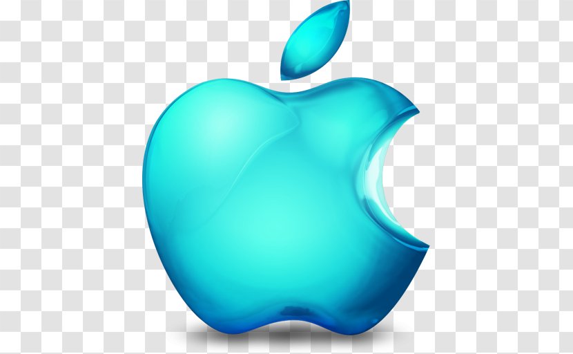 Apple Logo - Turquoise - Sugar Transparent PNG