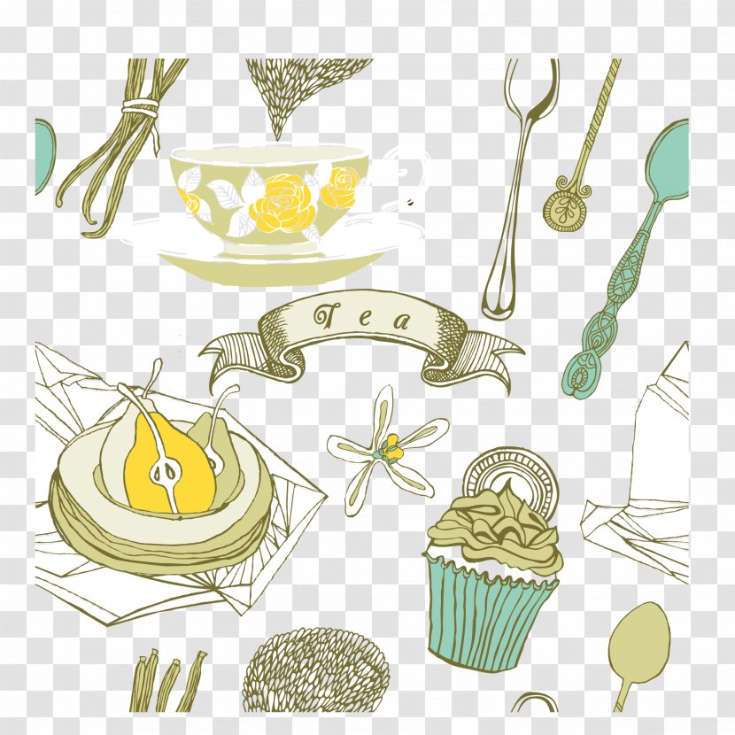 Drawing Cake Illustration - Organism - Vector Hand-painted Transparent PNG