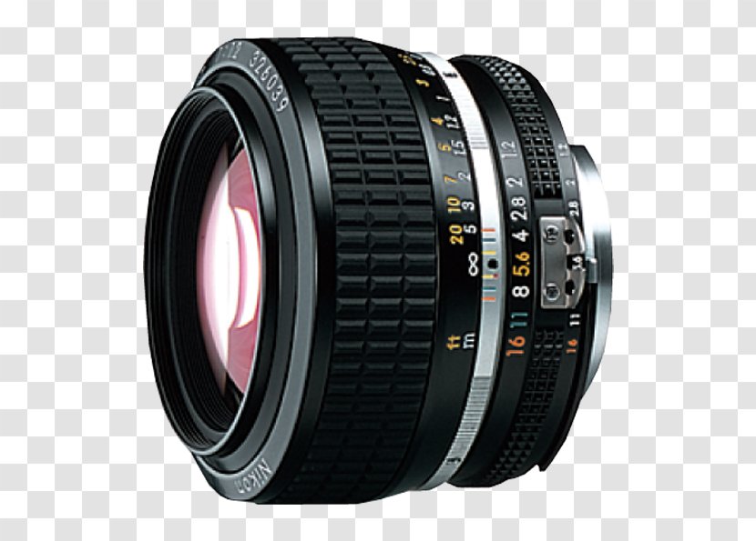 Nikon AF Nikkor 50 Mm F/1.8D AI 50mm F/1.2S Camera Lens Photography - Digital Transparent PNG