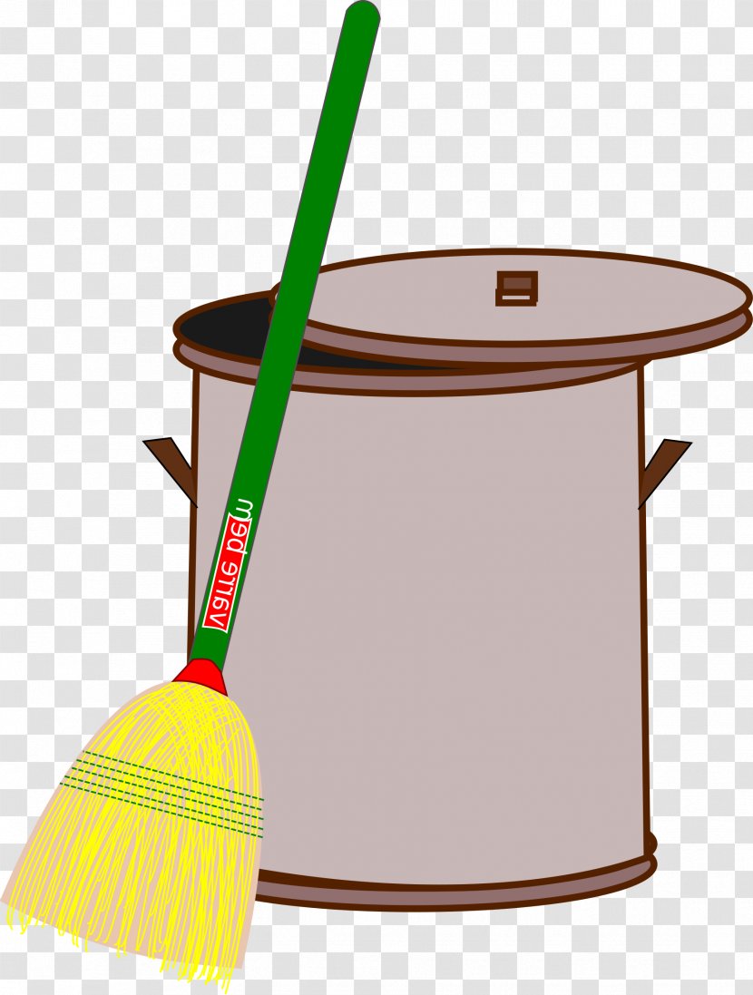 Rubbish Bins & Waste Paper Baskets Broom Tin Can Cleaning - Trash Transparent PNG