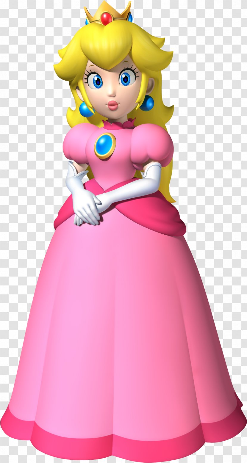 Super Mario Bros. Princess Peach - Cartoon Transparent PNG