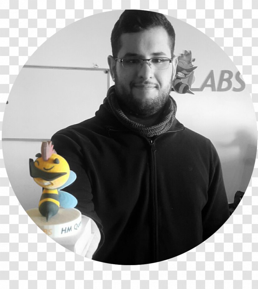 Hardworking Bee Animator Creative Director Game BeeLabs - Neck - Muhammad Transparent PNG