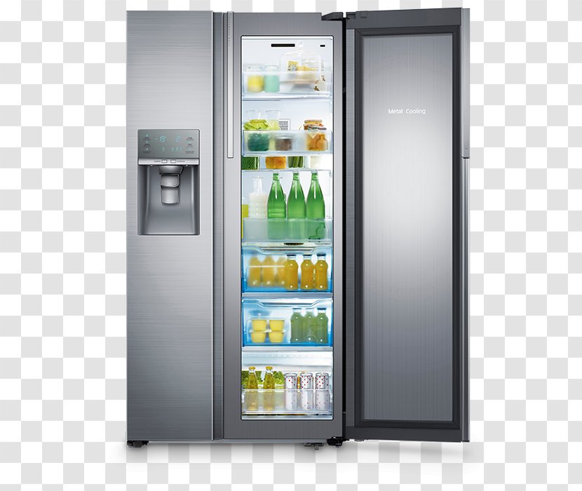 Samsung Food ShowCase RH77H90507H Refrigerator RH22H9010 Home Appliance - Rh57h90507f - Showcase Transparent PNG