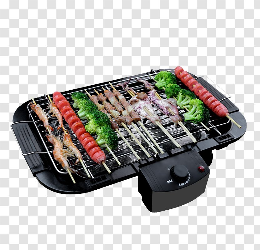 Korean Barbecue Churrasco Grilling Oven - Watercolor - Smoke-free Baked Material Transparent PNG