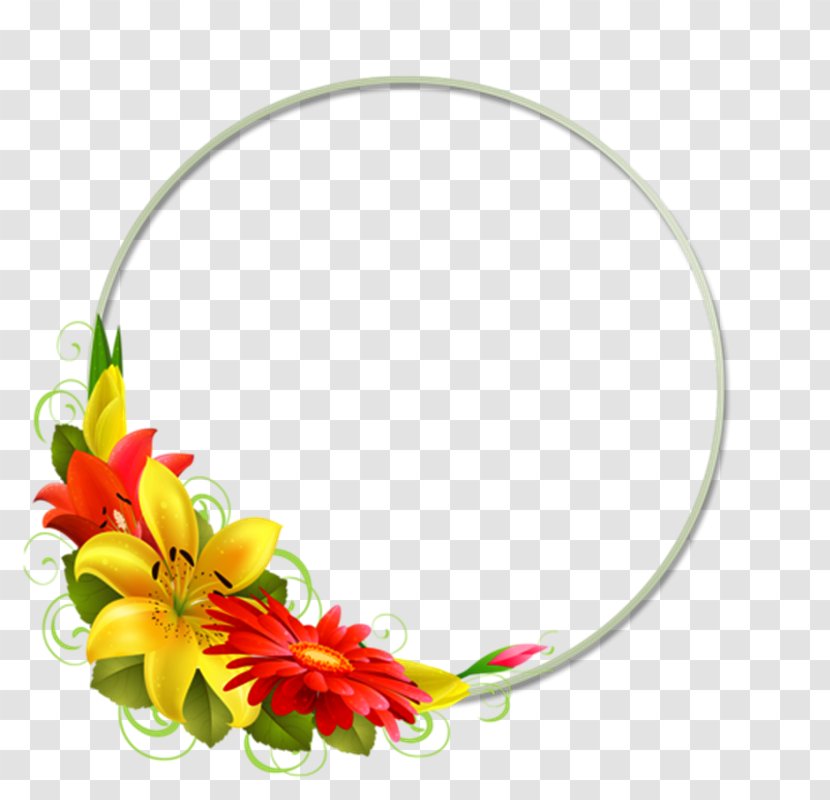Flower Floral Design Greeting & Note Cards Clip Art - Drawing - Marcos Redondos Transparent PNG
