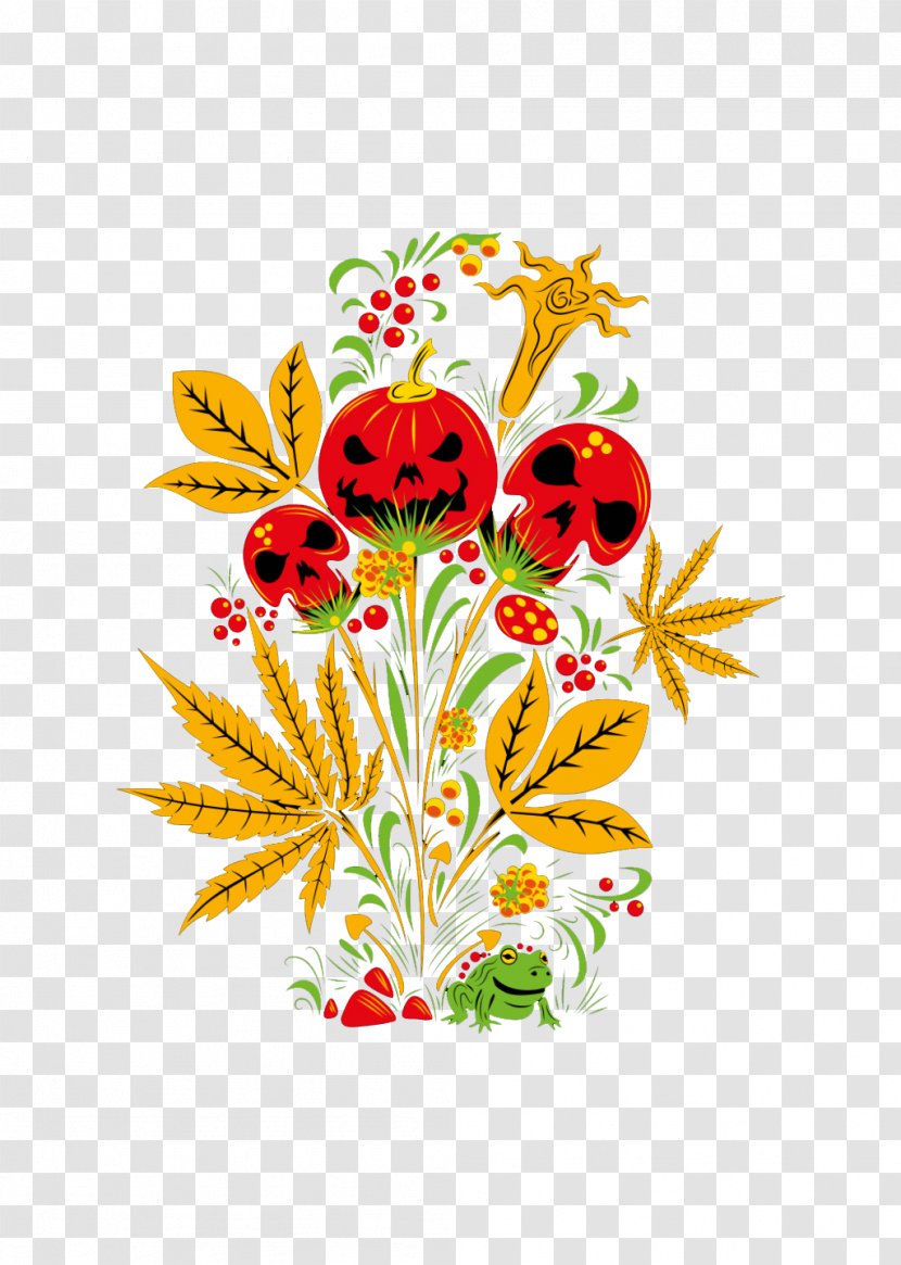 Floral Design Halloween - Petal - Flowers Transparent PNG