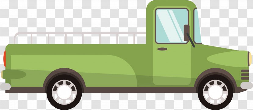 Compact Van Car Pickup Truck Automotive Design - Freight Transparent PNG