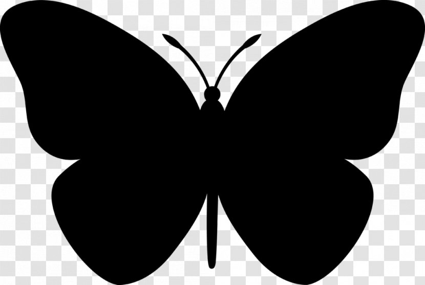 Clip Art Openclipart Butterfly Free Content Vector Graphics - Blackandwhite - Drawing Transparent PNG
