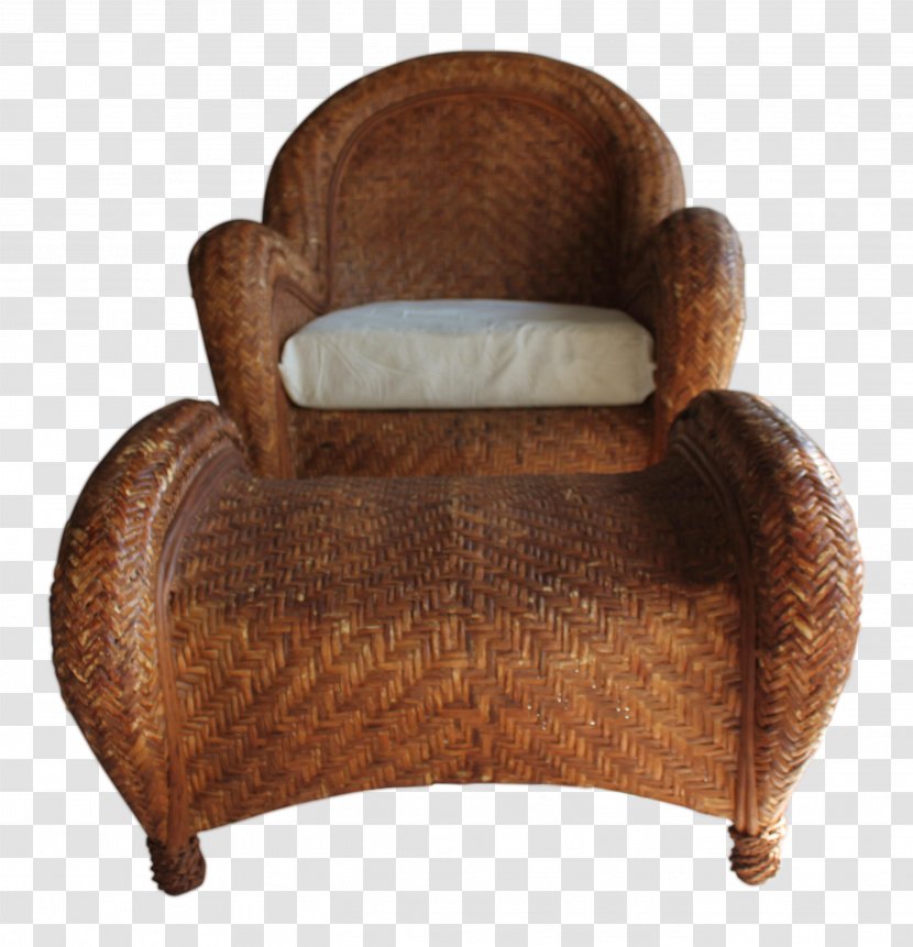 Club Chair Foot Rests Rattan Wicker - Noble Transparent PNG