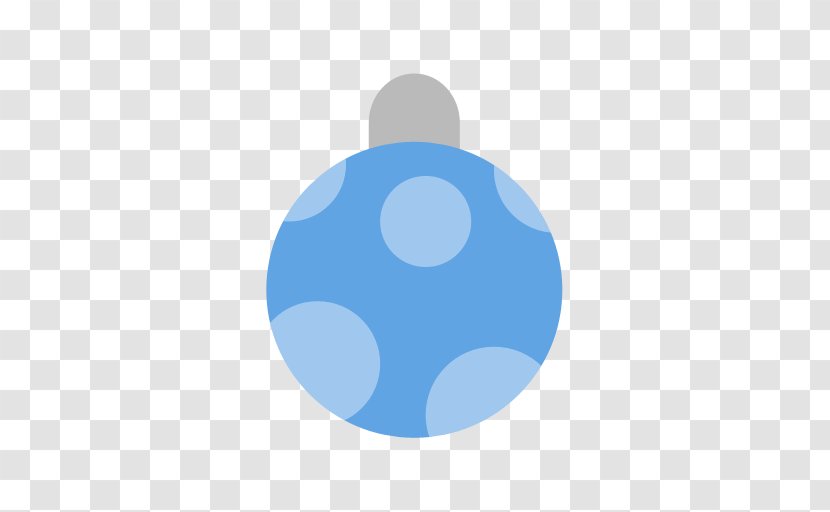 Blue Sphere - Christmas Ball Transparent PNG
