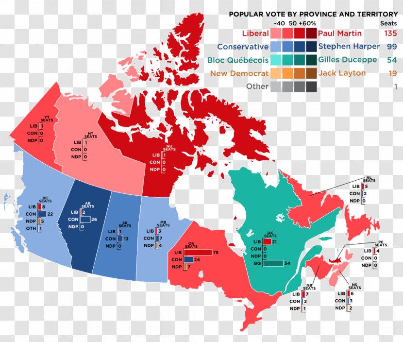 Canadian Federal Election, 2015 Canada 2011 2006 1984 - New Democratic Party Transparent PNG