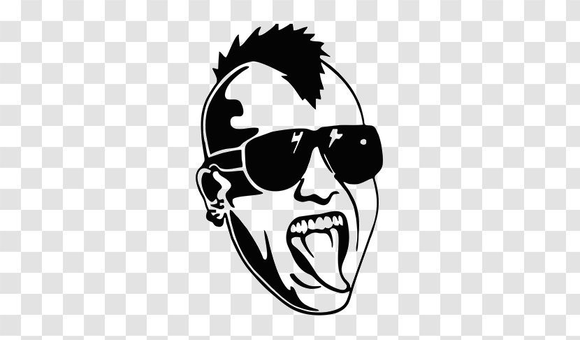 Punk Rock Art Clip - Nose - Hair Transparent PNG