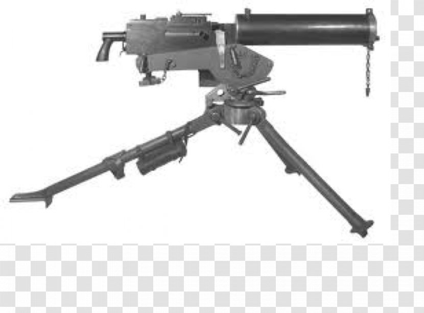 First World War M1917 Browning Machine Gun Vickers Firearm - Frame Transparent PNG