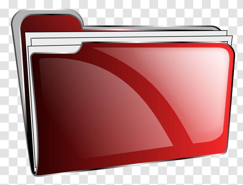 Directory Clip Art - Image Resolution - Red Folder Full Icon Transparent PNG