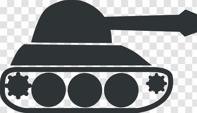 Main Battle Tank Soldier Clip Art - Monochrome Transparent PNG