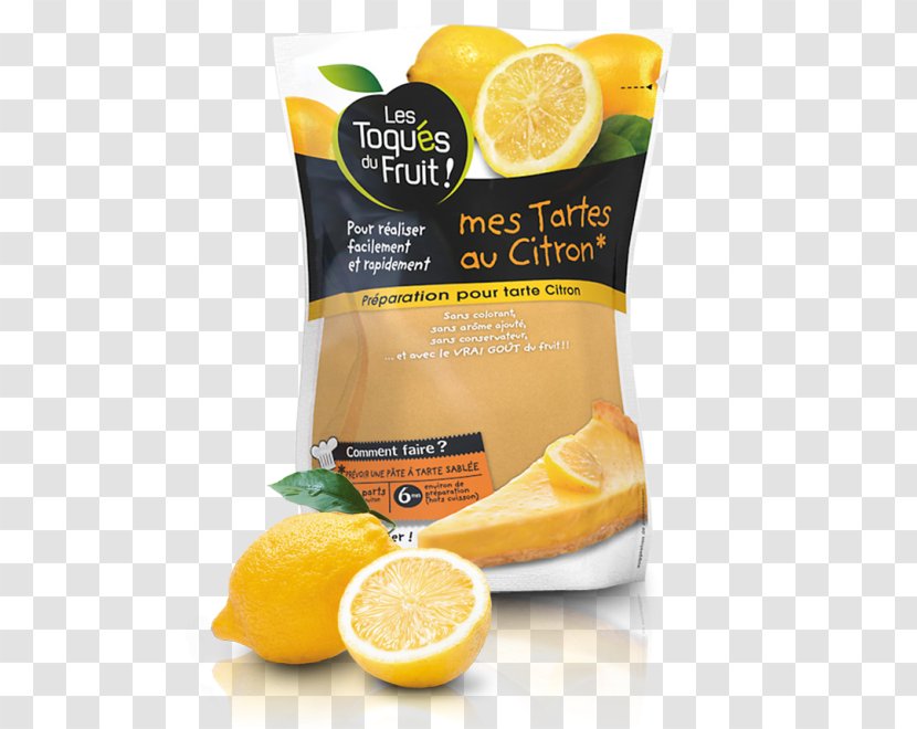 Lemon Meringue Pie Orange Drink Fruit Tart - Juice Transparent PNG