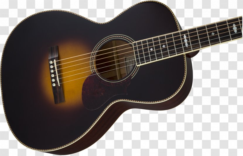 Fender Musical Instruments Corporation Steel-string Acoustic Guitar Dreadnought Telecaster Deluxe - Flower Transparent PNG