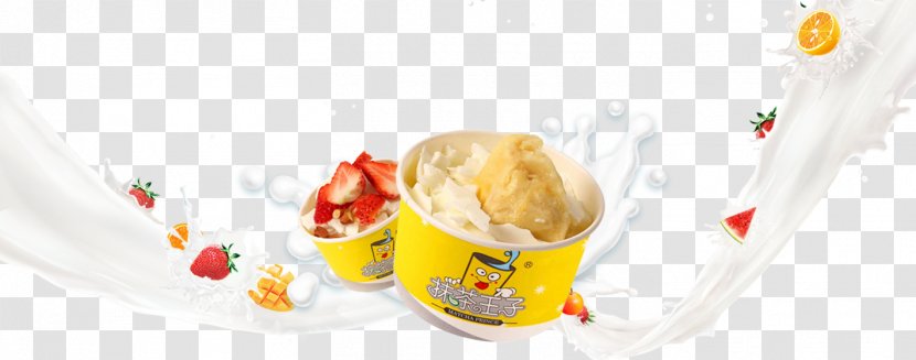 Ice Cream Gelato Frozen Yogurt Matcha - Dairy Product - Fruit Transparent PNG