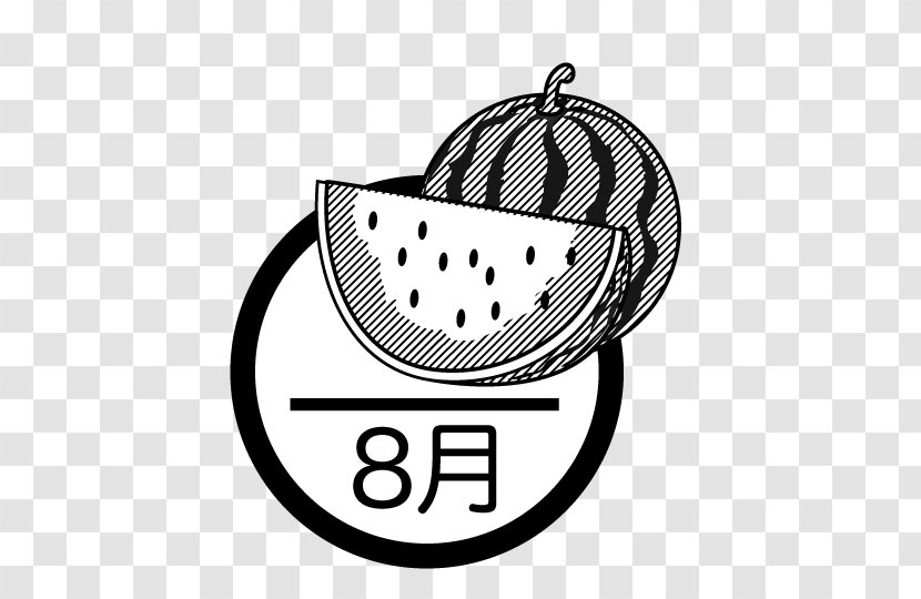 Illustration Illustrator Image Clip Art Cartoon - Monochrome - Size Small Ripe Cantaloupe Transparent PNG