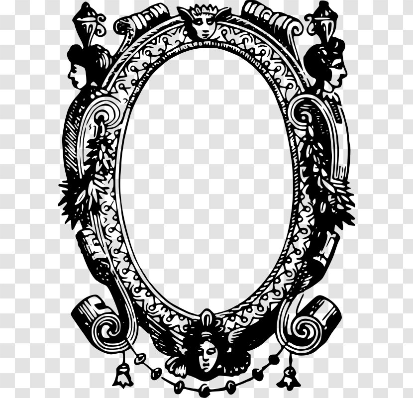 Picture Frames Drawing Mirror Clip Art - Framing - Ornate Transparent PNG