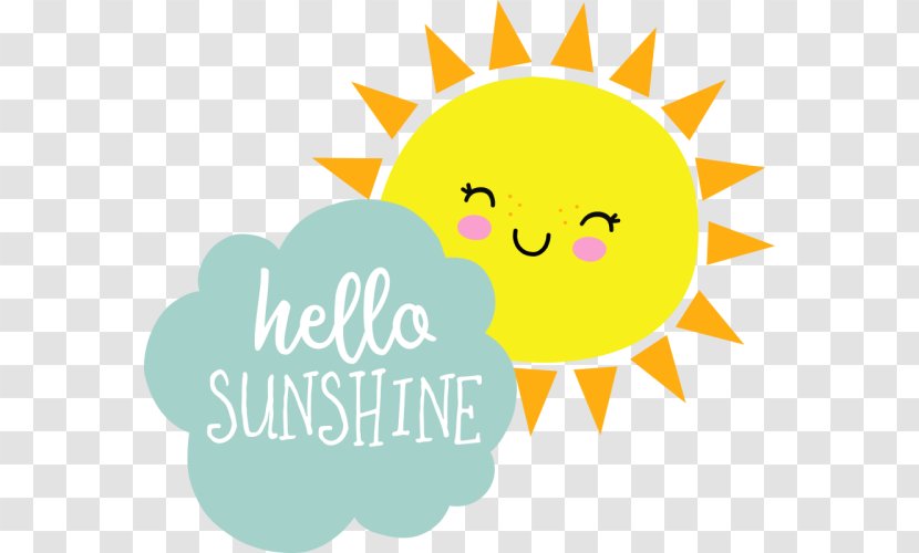 Clip Art Hello Sunshine Cartoon Logo - Flower - Summer Sale Transparent PNG