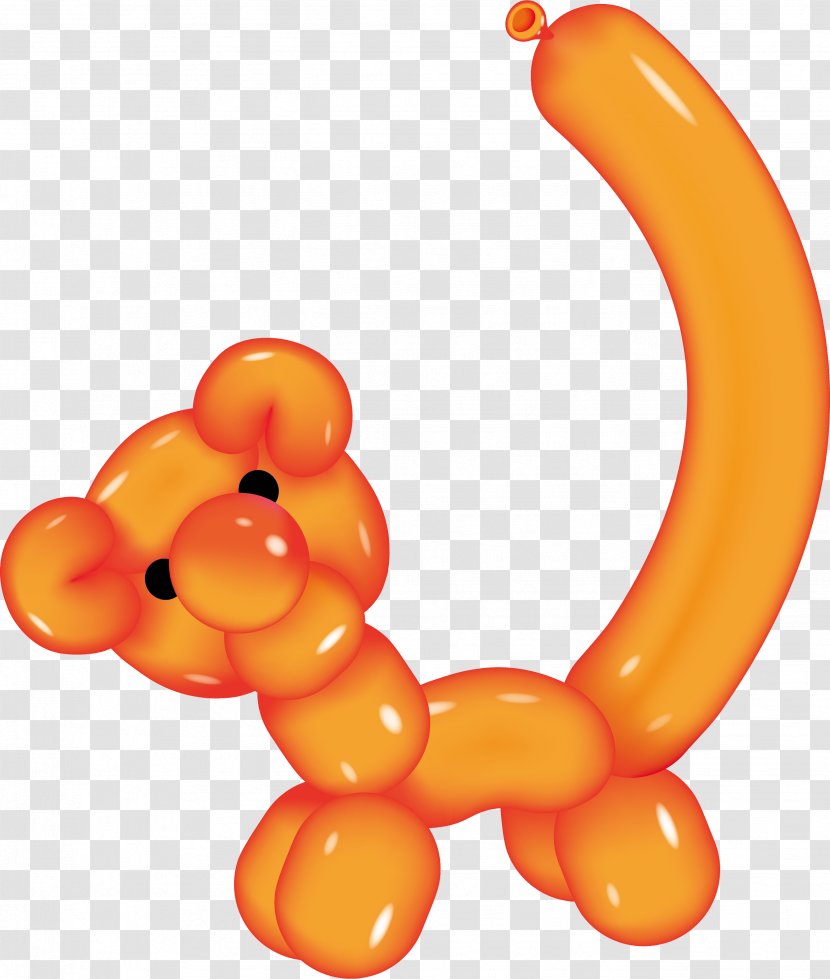 Tiger Balloon Illustration - Toy - Cartoon Animal Shaped Balloons Transparent PNG