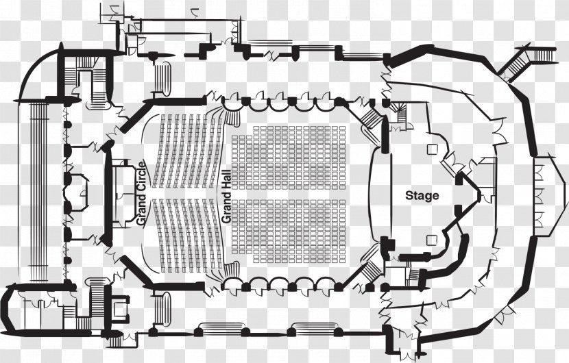 Royal Hall, Harrogate Albert Hall Festival Carnegie Floor Plan - Concert - Area Transparent PNG