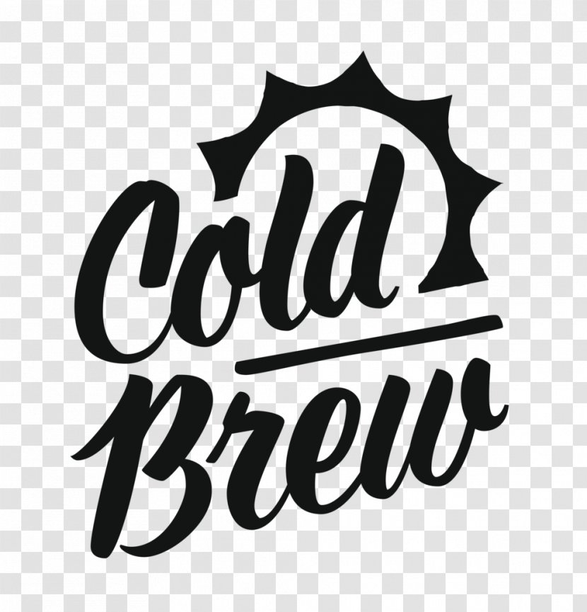 Cold Brew Logo Iced Coffee Brewed Transparent PNG
