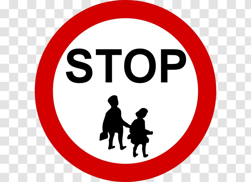 Traffic Sign Stop Warning Road - Roadside Signs Transparent PNG