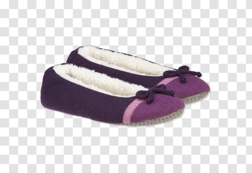 Slipper Slip-on Shoe Suede Purple - Outdoor - Ballet Slippers Transparent PNG