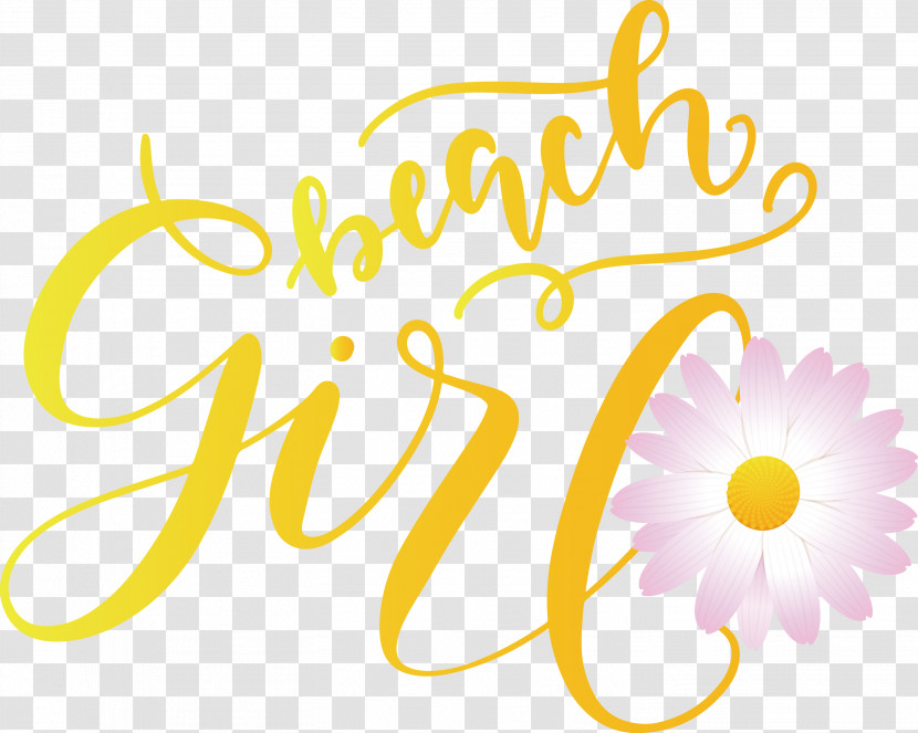 Beach Girl Summer Transparent PNG