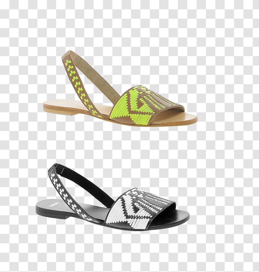 Sandal Shoe Slide Ballet Flat Clothing - Fashion - Sandals Transparent PNG