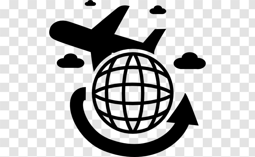 Air Travel Vector Graphics Flight - Suitcase - Blackandwhite Transparent PNG